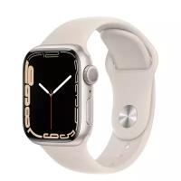 Смарт-часы Apple Watch Series 7 45mm Starlight aluminum case with sport band не РСТ