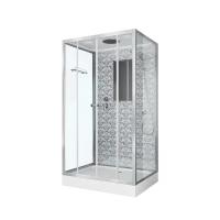 Душевая кабина Niagara Luxe 120x90 NG-7772QW стекло прозрачное, профиль серебро