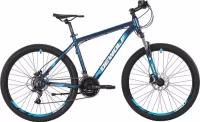 Велосипед DEWOLF Ridly 40 (2021), горный (взрослый), рама 18", колеса 26", темно-синий, 16кг (DWF2126070018)