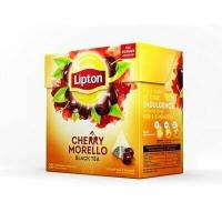 Чай Lipton Cherry Morello черный с вишней 20 пакетиков, 394927