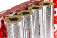 Цилиндр навивной минеральная вата ROCKWOOL 100 кашированный фольгой 30/60 L=1м ROCKWOOL 135264