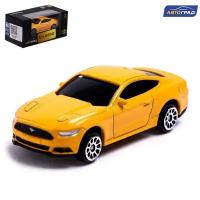 Машина металлическая FORD MUSTANG, цвет жёлтый