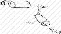 Глушитель (Задняя Часть) Bosal арт. 283-581