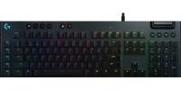Клавиатура проводная Logitech RGB Mechanical Gaming Keyboard G815 TACTILE SWITCH USB черный (920-008991)
