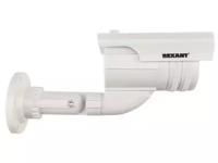 Муляж видеокамеры Rexant Dummy CCTV Camera OUT white