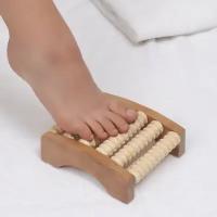 ONLITOP Массажёр для ног «Ножное счастье», 17 × 14 × 6 см, 6 рядов, деревянный