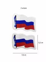 Термоаппликация-заплатка нашивка флаг РФ