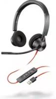 Гарнитура Plantronics BlackWire 3320 USB-A черный