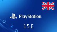 Карта пополнения PlayStation Store (UK) - 15 GBP