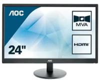 Монитор LCD 23,6'' 16:9 1920х1080 MVA, nonGLARE, 250cd/m2, H178°/V178°, 3000:1, 50М:1, 5ms, VGA, HDMI x2, Tilt, Speakers, A