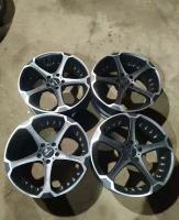 Колесные диски BMW, Land Rover Range Rover 8.5xR20/5x120 72.6 Черный матовый с полированной лицевой поверхностью