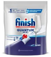 Таблетки Finish Quantum All in 1 (упаковка: 36 штук) (3215700) для посудомоечных машин