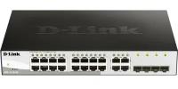 D-Link DGS-1210-20/F2A Настраиваемый коммутатор WebSmart с 16 портами 10/100/1000Base-T и 4 комбо-портами 100/1000Base-T/SFP