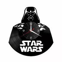 Часы из винила Redlaser "Звездные Войны (Star Wars), Дарт Вейдер" VW-10328