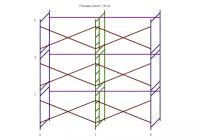 Леса строительные (ДхВ) 6х6 метра без настилов