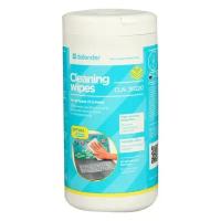 Салфетки чистящие для всех типов экранов, Defender Cleaning wipes, Optima, 100 штук в тубе