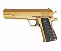 Страйкбольный пистолет Galaxy G.13GD Colt 1911 black металлический, пружинный