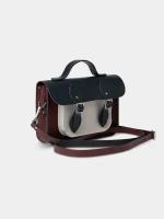 Сумка-ранец кожаная Cambridge Satchel The 11 Inch Batchel (Clay Oxblood Navy)