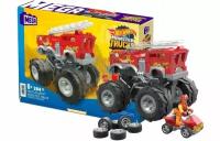 Конструктор Mattel Mega Construx Hot Wheels Monster Trucks сборный автомобиль, 284 элемента