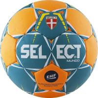 Мяч гандбольный "SELECT Mundo" арт. 1660847444, Lille (р.0),мат.ПУ,руч.сш, зеленый