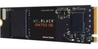 Твердотельный накопитель SSD M.2 250 Gb Western Digital Black SN750 SE NVMe Read 3200Mb/s Write 1000Mb/s 3D NAND TLC (WDS250G1B0E)