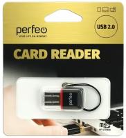 Kартридер Micro CD, PF-VI-R008 Black, Perfeo