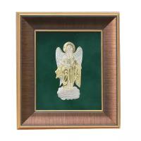 Икона из серебра ручной работы Ангел хранитель 9800302-з, Серебро 925°