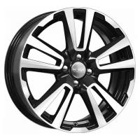 Колесный диск Кик КС874 6.5x17/4x100 D60.1 ET43 алмаз чёрный