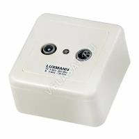 Luxmann Розетка LUXMANN CWS-210 (TV/R) проходная 10dB