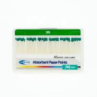 Штифты бумажные абсорбирующие эндоканальные Meta Biomed Absorbent Paper Points, размер .04#35, 100 шт. в упаковке
