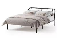 Кровать без подъемного механизма Hoff Мира, 120х200 см, цвет черный