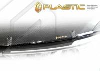 Дефлектор капота для Renault Duster 2015-2020 Шелкография черная