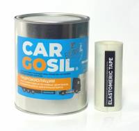 Жидкая резина для гидроизоляции будки грузовика CARGOSIL зимний комплект 1кг.+ лента