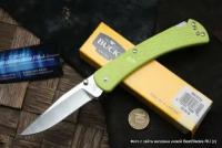 Складной нож Buck Knives 110 Slim Select (420HC, рукоять зелёный нейлон)