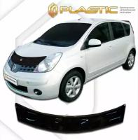 Дефлектор капота для Nissan Note 2006-2008 Classic черный