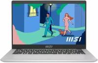 Ноутбук MSI Modern 14 C12M-240XRU, 14" (1920x1080) IPS/Intel Core i5-1235U/8ГБ DDR4/512ГБ SSD/Iris Xe Graphics/Без ОС, серебристый [9S7-14J111-240]