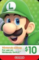 Цифровая подарочная карта Nintendo eShop (10 USD, США)