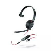 Гарнитура проводная Plantronics BlackWire C5210-A (jack 3.5/USB-A)