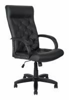 Кресло офисное ЯрКресло Кр82 ТГ пласт ЭКО1 (экокожа черная)