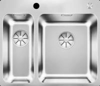 Кухонная мойка Blanco SOLIS 340/180-IF/A InFino нержавеющая сталь полированная правая 526132