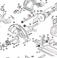 Штанга циркулярной пилы GKS 235 Turbo BOSCH 1600A00Z5N