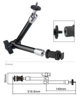 Кронштейн Kupo KCP-102R Vision Arm (10") w/Removable Hot Shoe adapter