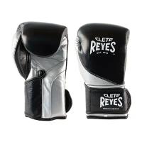 Боксерские перчатки Cleto Reyes High Precision E700 Black/Silver (16 унций)