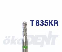 Бор алмазный цилиндрический серия "Turbo", артикул - T835KR014SCFG, ISO - T806314156544014, в комплекте - 10шт