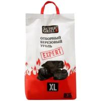 Уголь березовый SuperGrill отборный XL 3 кг