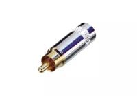 Rean NYS352G кабельный разъём RCA male, металлический корпус, золоченые контакты, для кабеля до