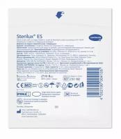 Салфетки марлевые Sterilux ES (Стерилюкс ЕС) стерильные для ран, 21 нитей на см2, сложены в 8 слоев, 5х5см, 232182 (10 блоков по 10 шт (100 шт))