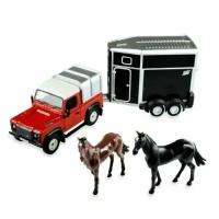 Игровой набор Farm Toys Land Rover & Horse Set