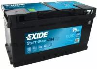 EXIDE EK950 Аккумуяторная батарея EXIDE Start-Stop AGM 95 А/ч 175x353x190 12v Обратная поярность 850A