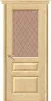 Двери из массива сосны без сучков под покраску, со стеклом (700х2000 мм.), Валенсия